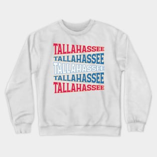 NATIONAL TEXT ART TALLAHASSEE Crewneck Sweatshirt